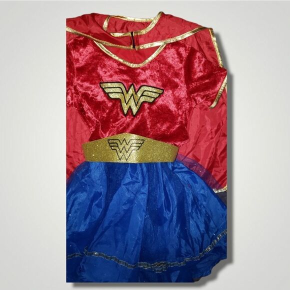 Youth Girls superwoman super hero costume Medium - Picture 2 of 5